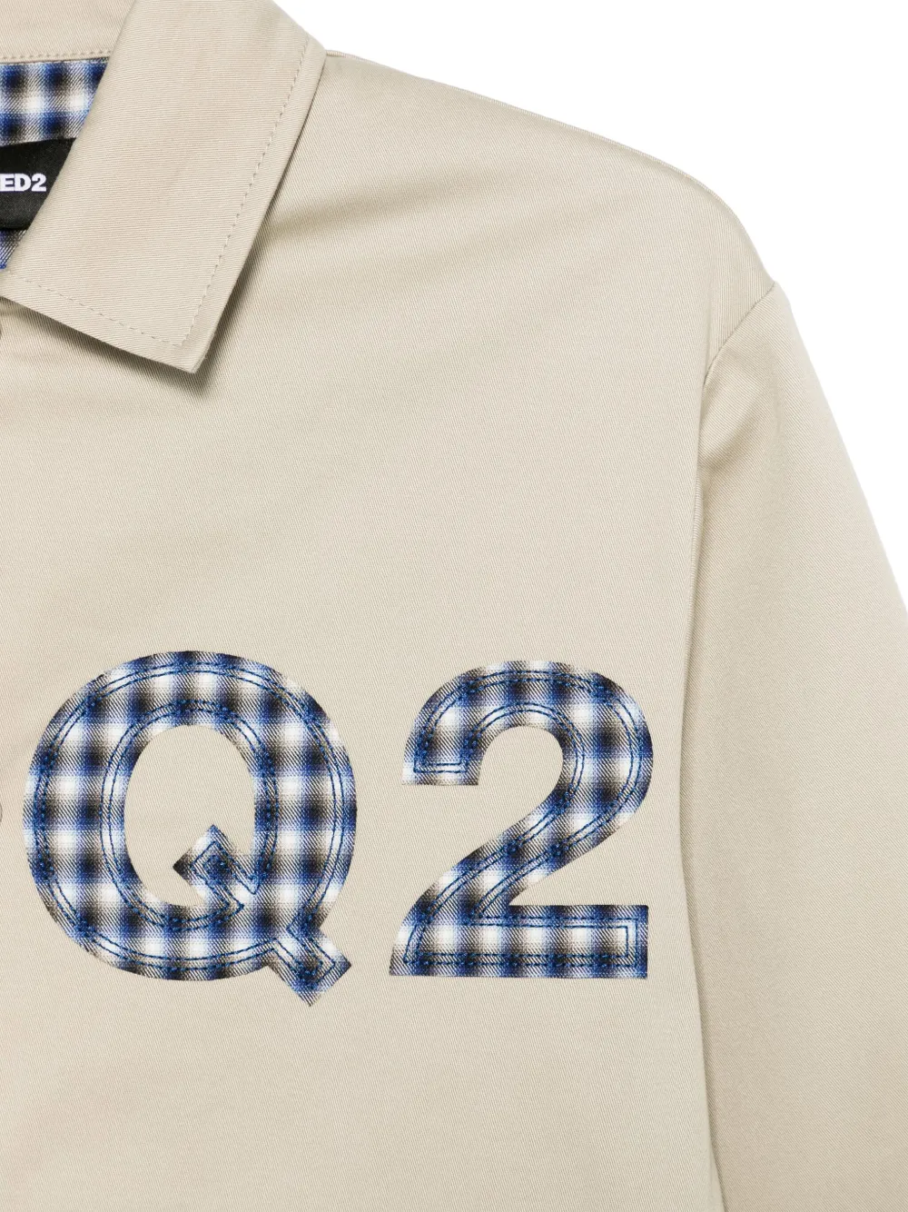 DSQUARED2 KIDS Jack met geborduurd logo Beige