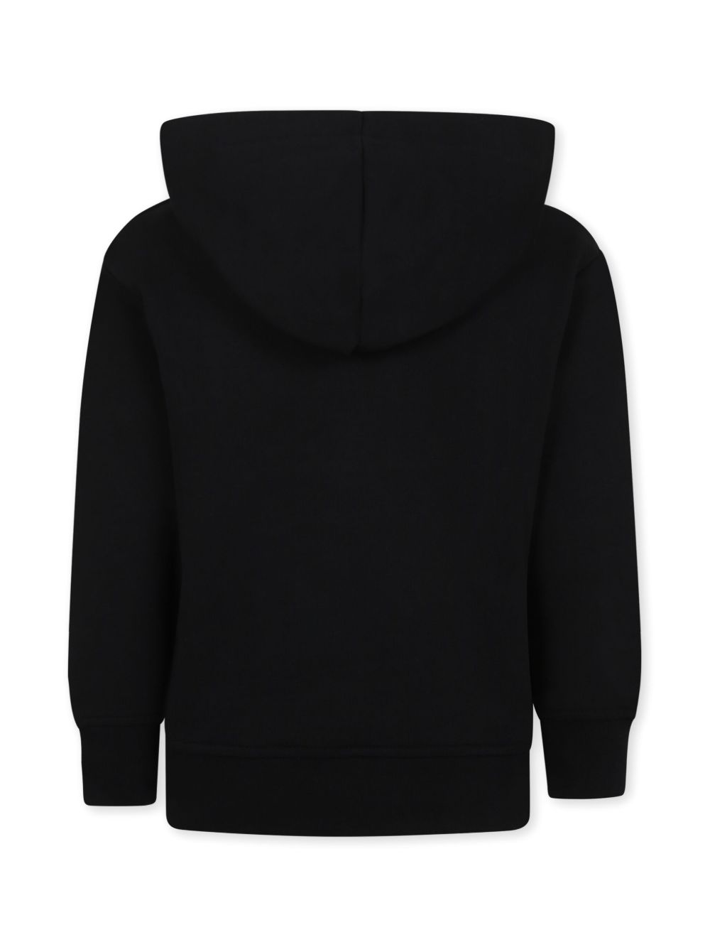 MSGM Kids Hoodie met logoprint Zwart