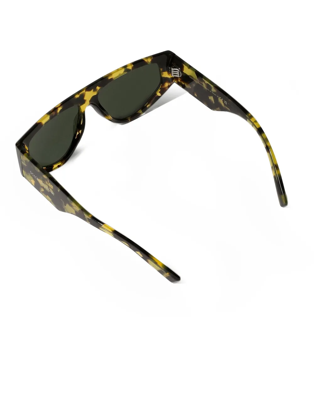 Dolce & Gabbana Eyewear Zonnebril met schildpadschild-design Geel