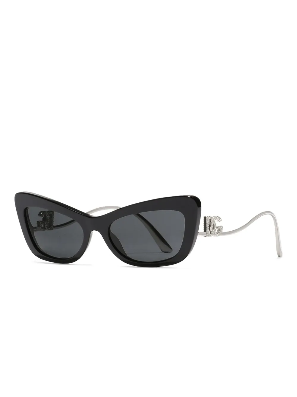 Dolce & Gabbana Eyewear Crystal Sunglasses - Zwart