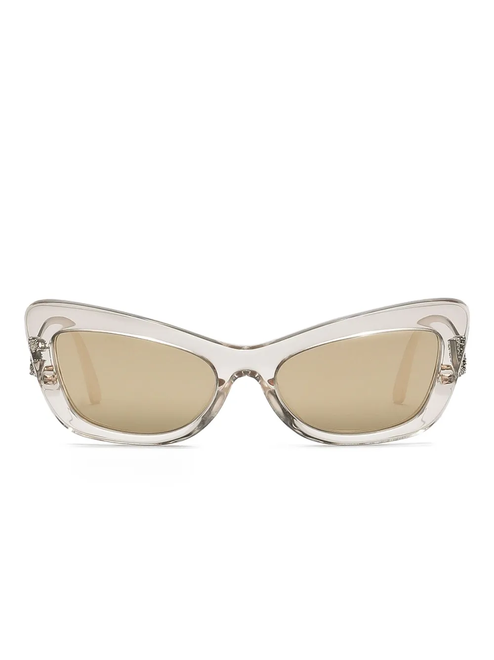 Dolce & Gabbana Eyewear crystal-embellished cat-eye frame sunglasses | Neutrals | Image 1
