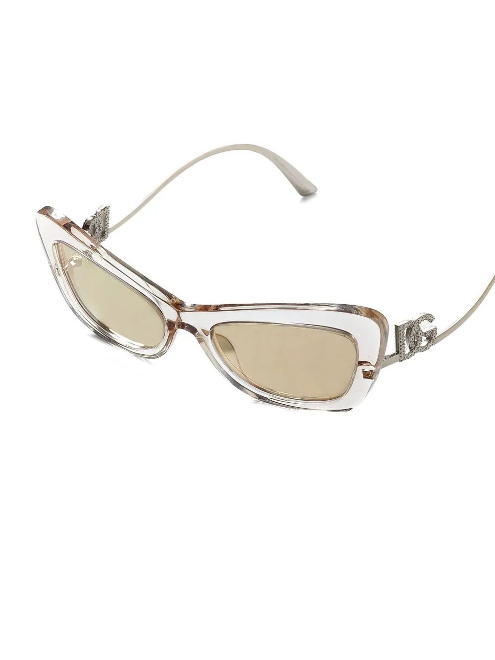 Dolce & Gabbana Eyewear Zonnebril met cat-eye montuur Beige