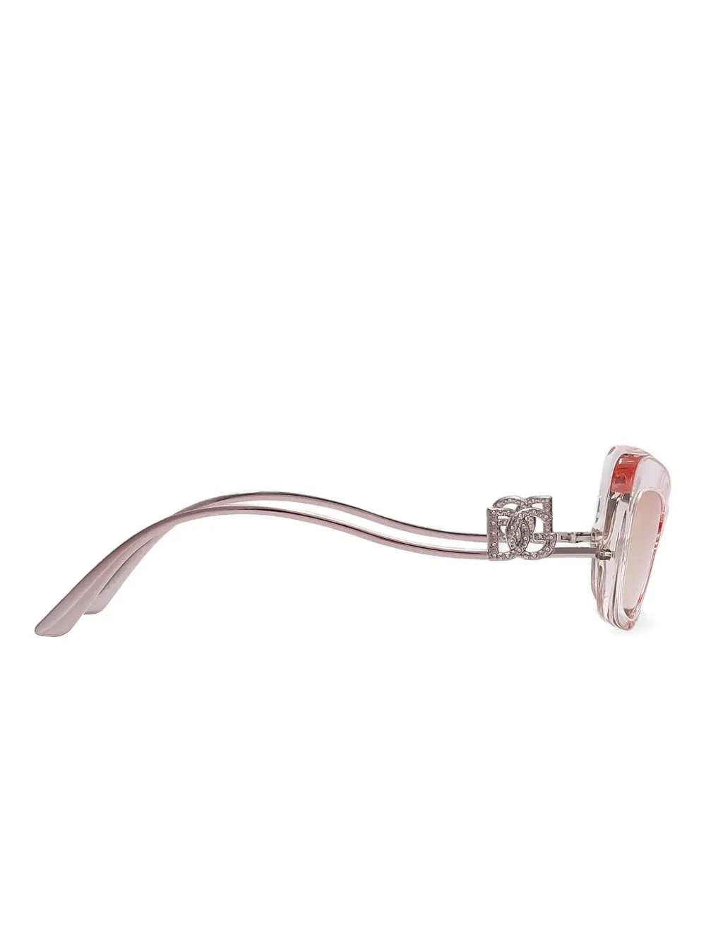 Dolce & Gabbana Eyewear Zonnebril met cat-eye montuur Roze