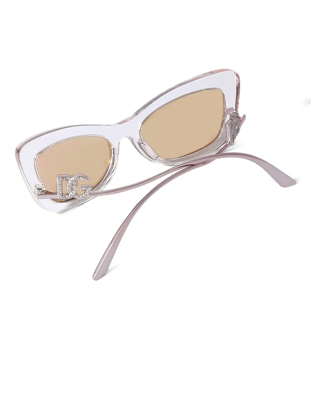 Dolce & Gabbana Eyewear Zonnebril met cat-eye montuur Roze