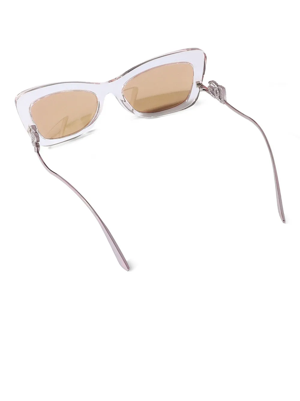 Dolce & Gabbana Eyewear Zonnebril met cat-eye montuur Roze