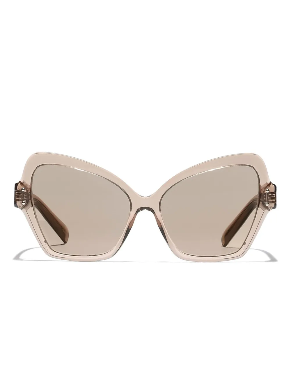 Dolce & Gabbana Eyewear Sharped zonnebril Beige
