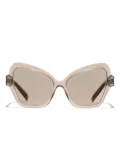 Dolce & Gabbana Eyewear Sharped sunglasses - Neutrals