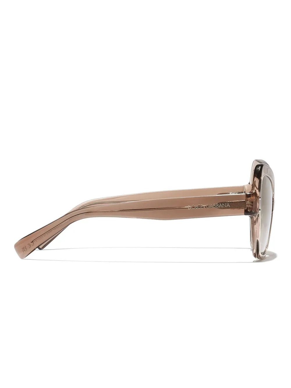 Dolce & Gabbana Eyewear Sharped zonnebril Beige