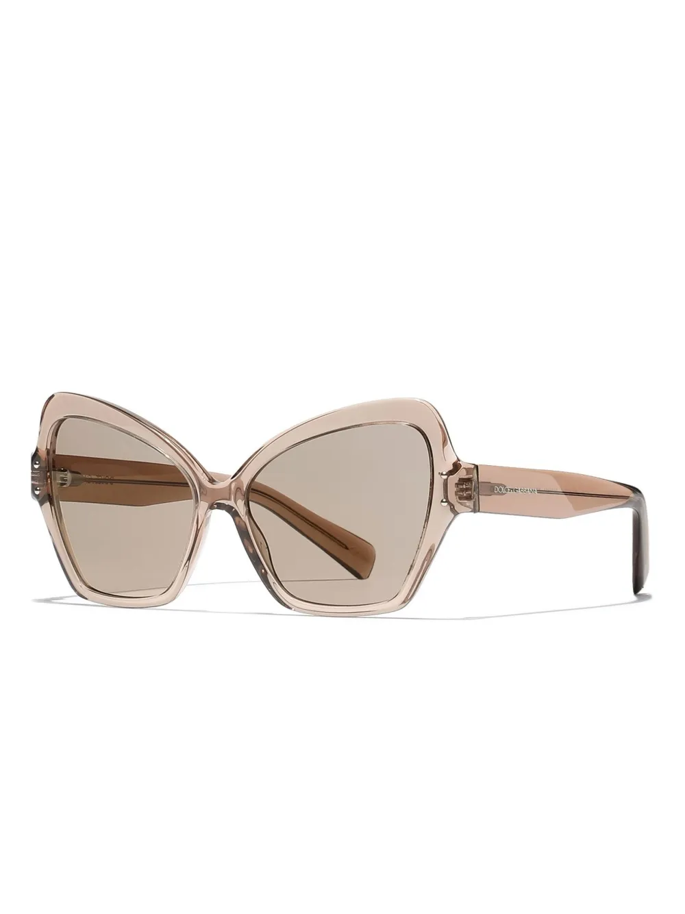 Dolce & Gabbana Eyewear Sharped sunglasses - Beige