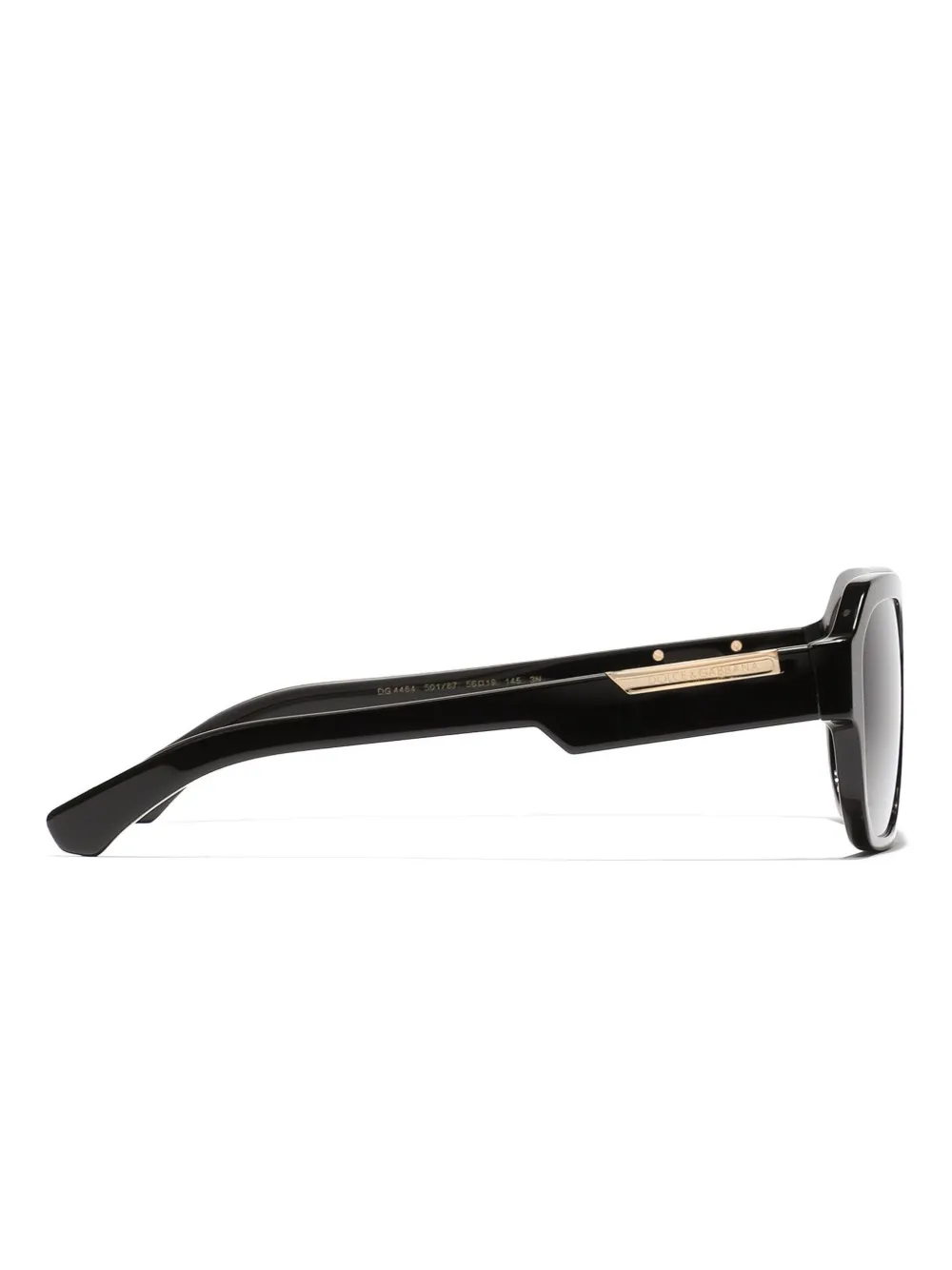Dolce & Gabbana Eyewear Zonnebril met oversized montuur Zwart