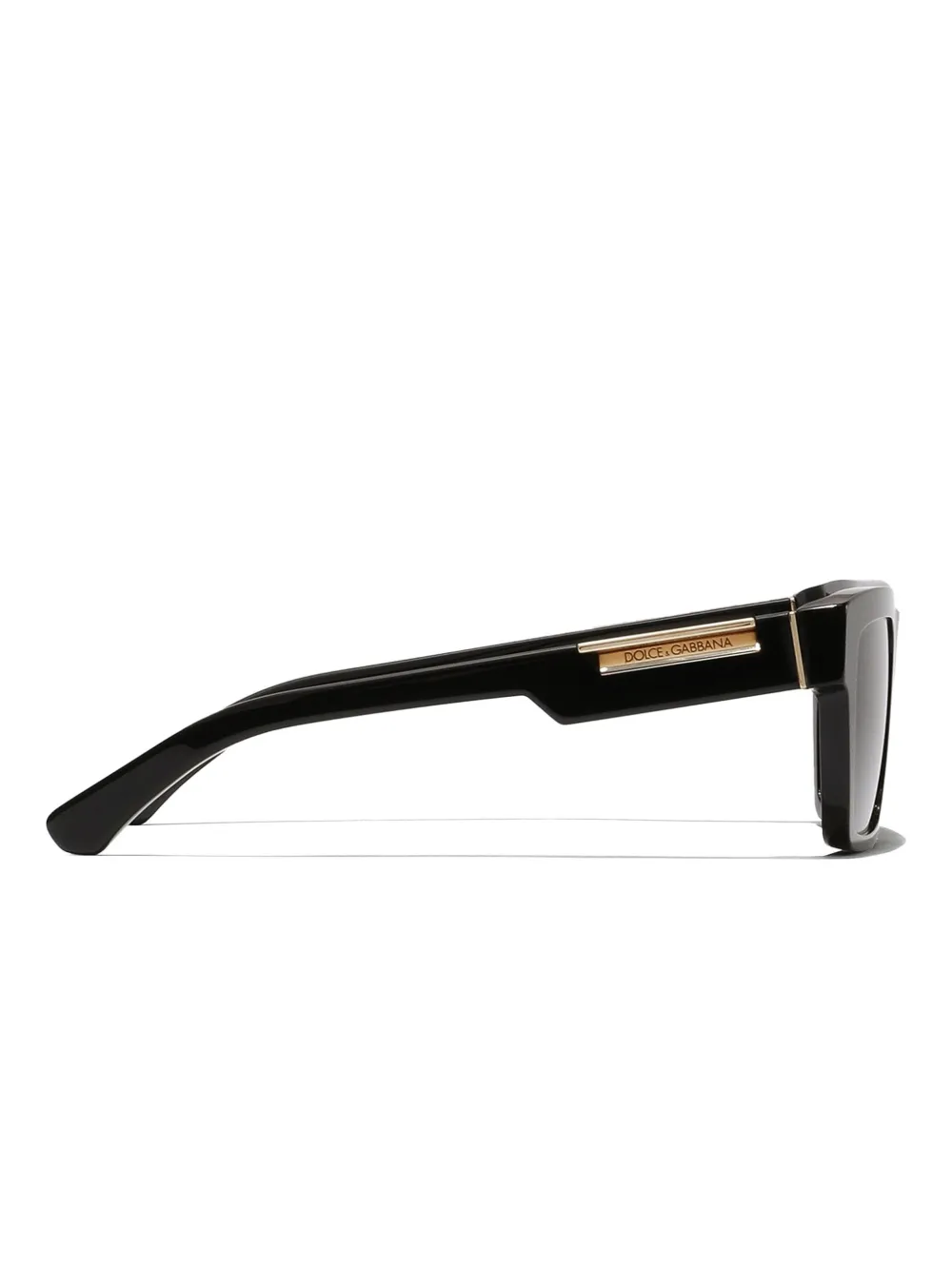 Dolce & Gabbana Eyewear Zonnebril met vierkant montuur Zwart