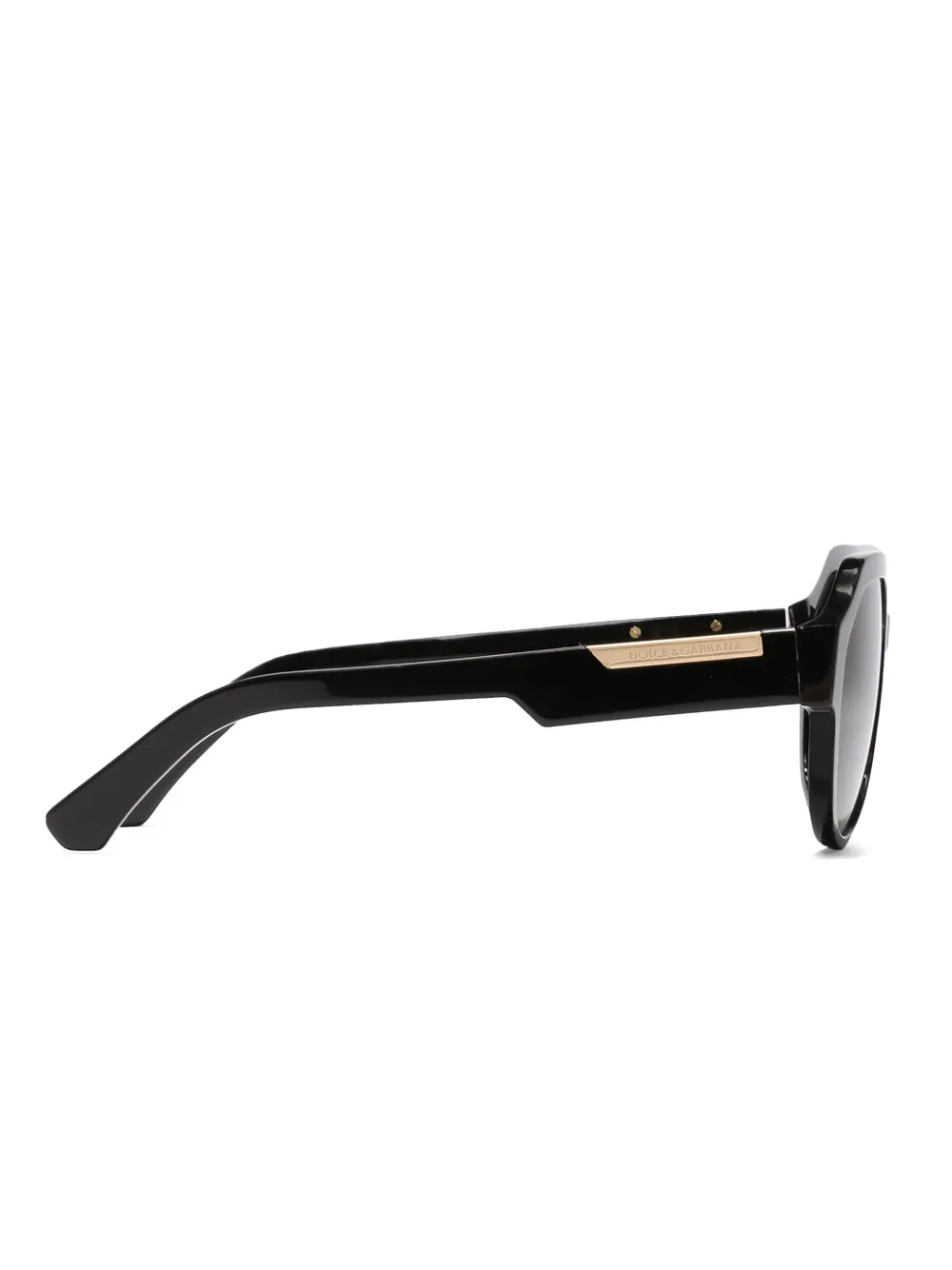 Dolce & Gabbana Eyewear Zonnebril met oversized montuur Zwart