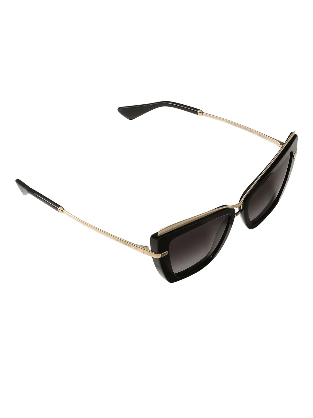 Dolce & Gabbana Eyewear Zonnebril met cat-eye montuur Zwart
