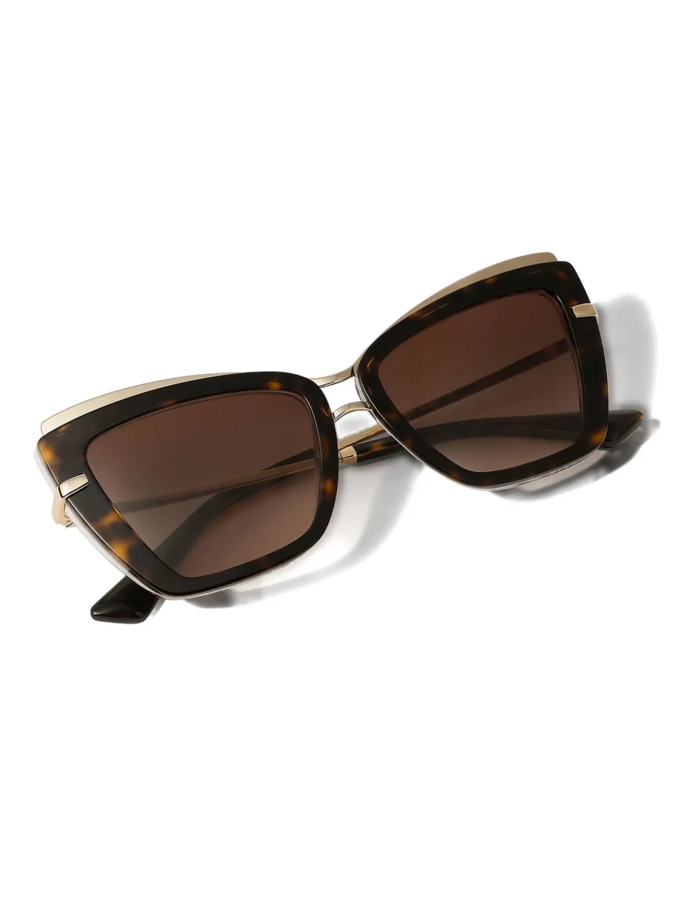 Dolce & Gabbana Butterfly Square Sunglasses In Brown
