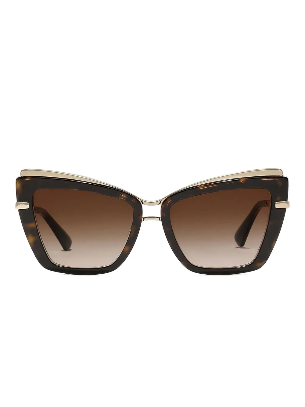 Dolce & Gabbana Eyewear cat-eye frame sunglasses | Brown | Image 1