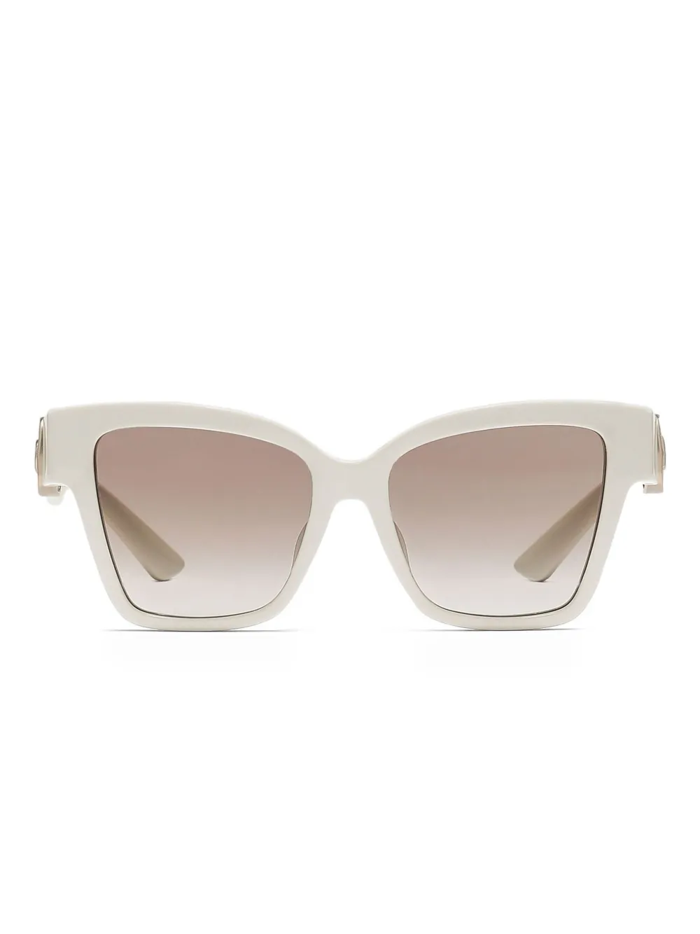 Dolce & Gabbana Eyewear logo-plaque square-frame sunglasses | Neutrals | Image 1