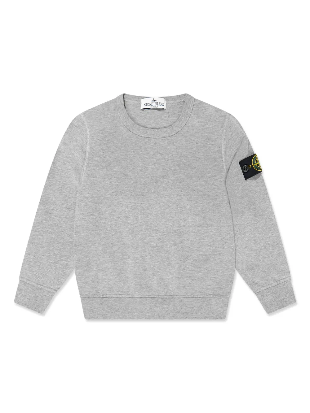 Stone Island Junior Sweater met Compass-logopatroon Grijs