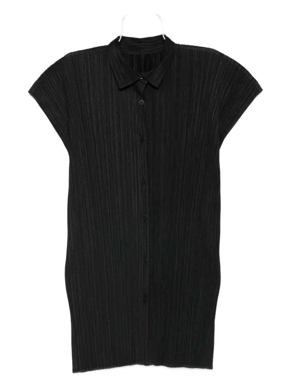 Pleats Please Issey Miyake Monthly Colors May shirt Zwart