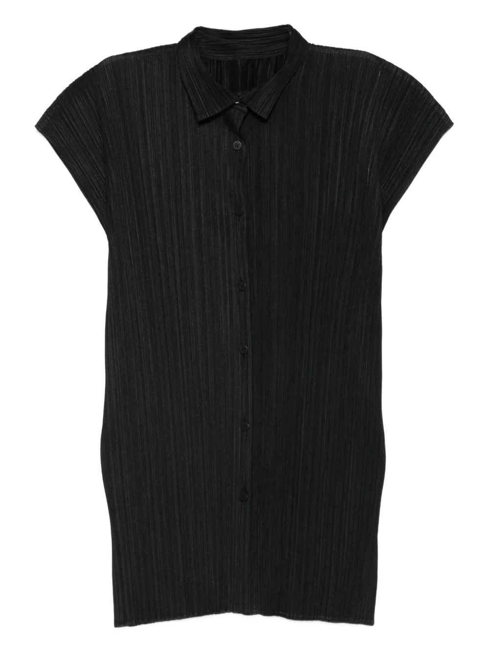Pleats Please Issey Miyake Monthly Colors May shirt Zwart