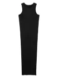 Pleats Please Issey Miyake pleated sleeveless midi dress - Black
