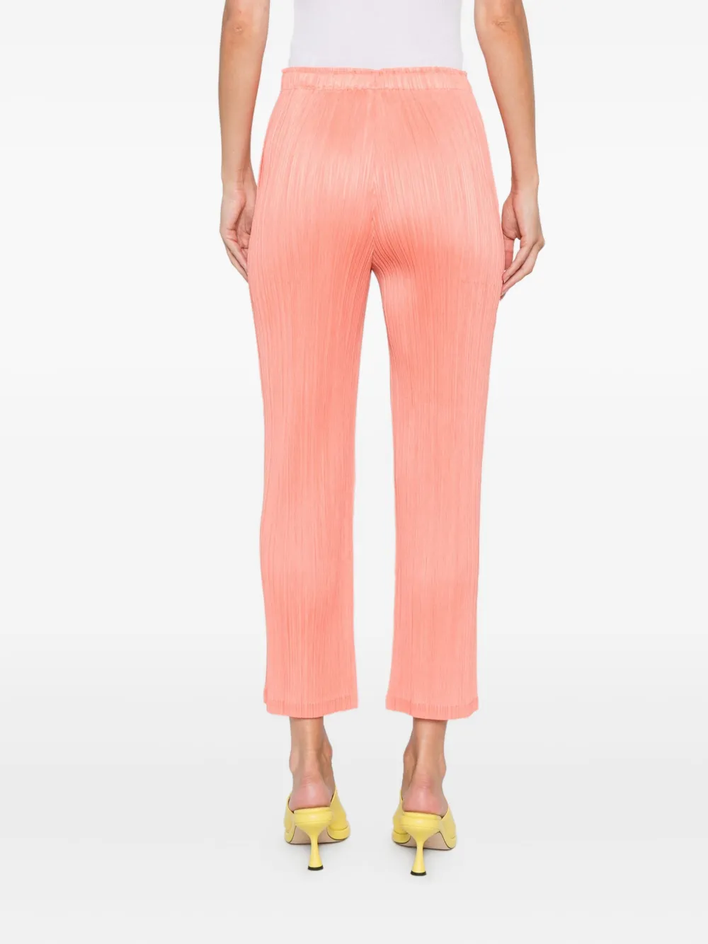 Pleats Please Issey Miyake Pleats Bottoms 1 trousers Oranje