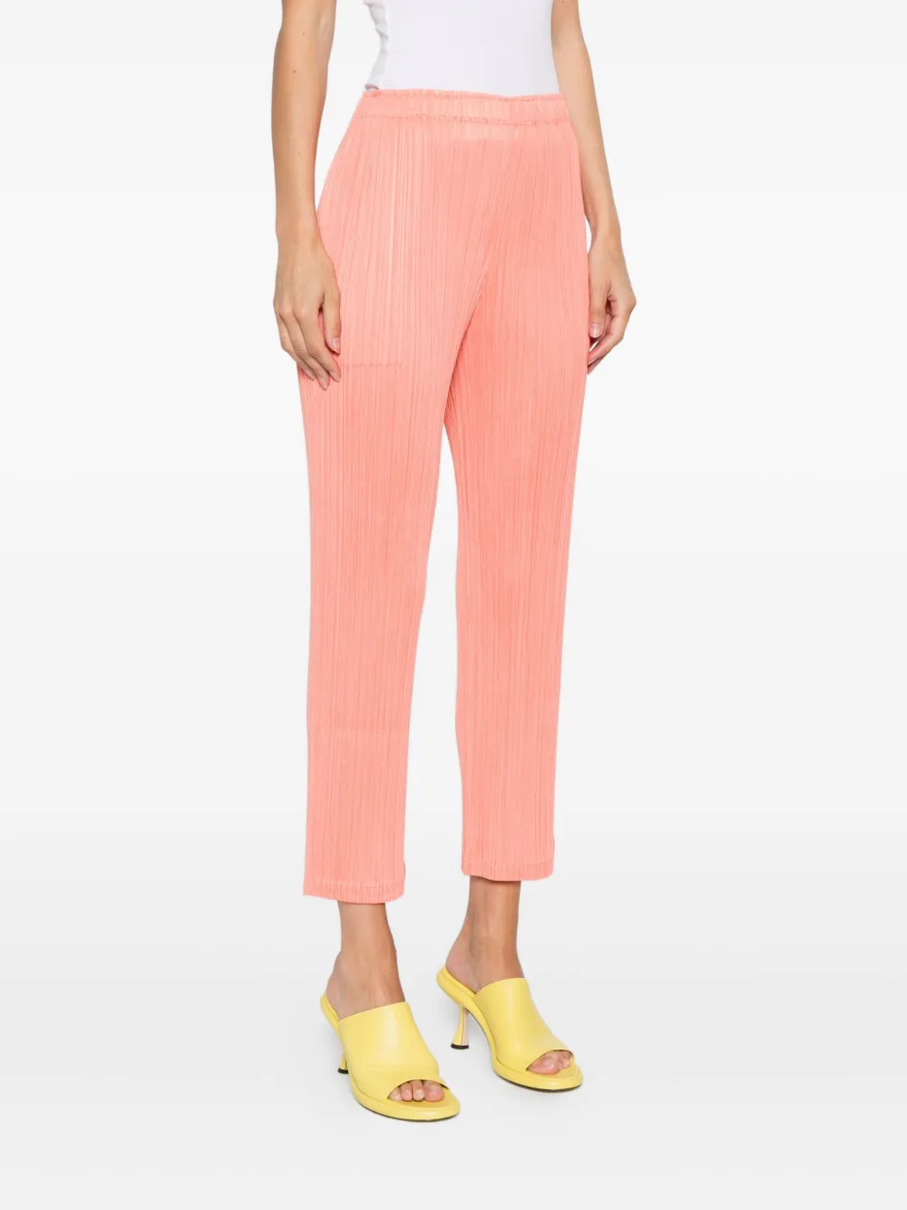Pleats Please Issey Miyake Pleats Bottoms 1 trousers Oranje