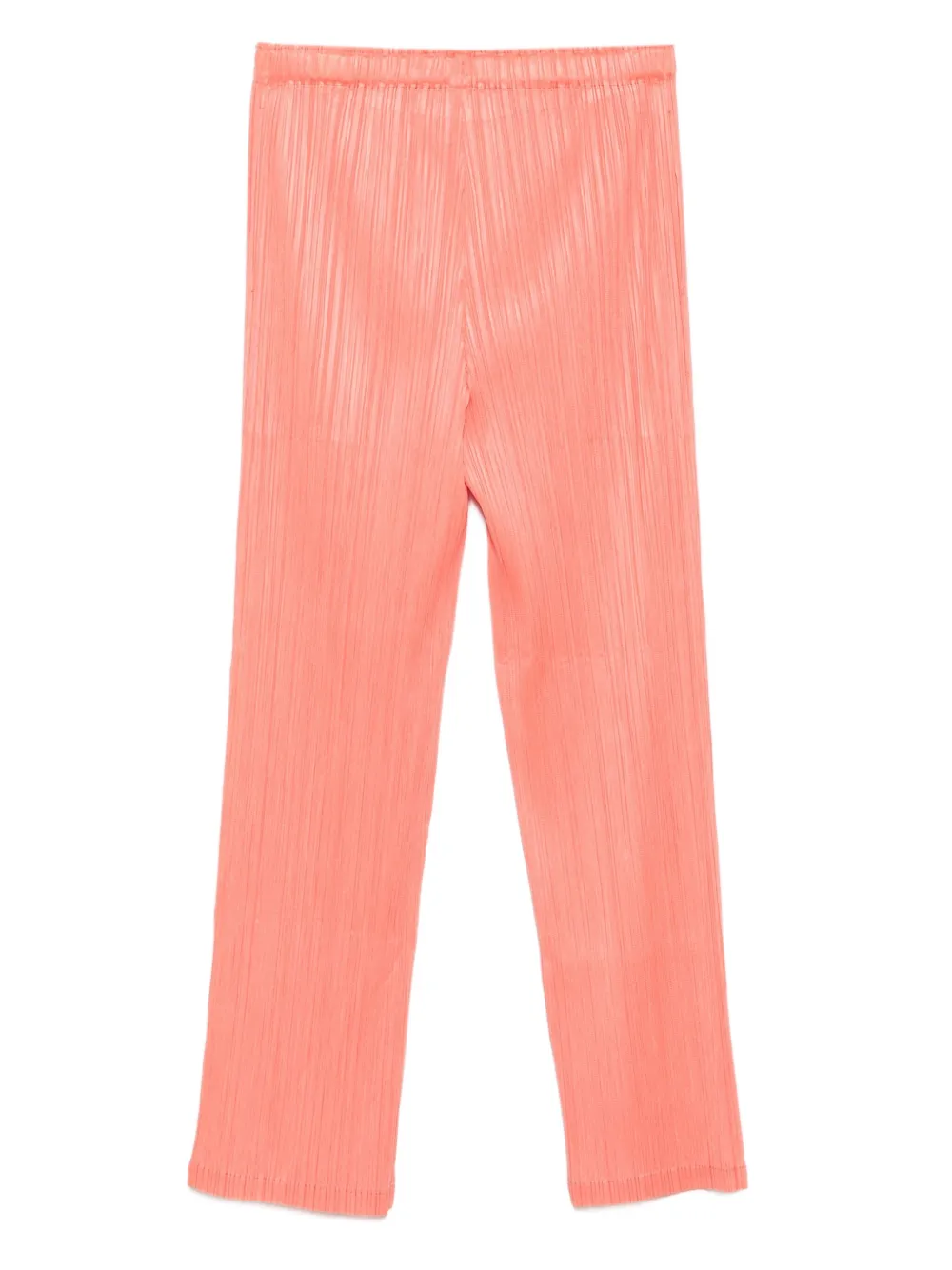 Pleats Please Issey Miyake 1 broek met geplooide pijpen - Oranje