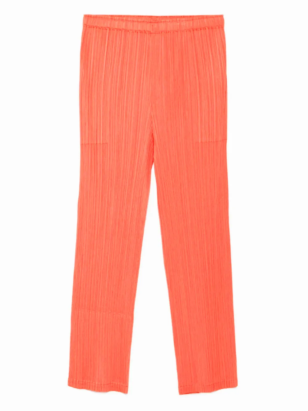 Pleats Please Issey Miyake 1 broek met geplooide pijpen Oranje