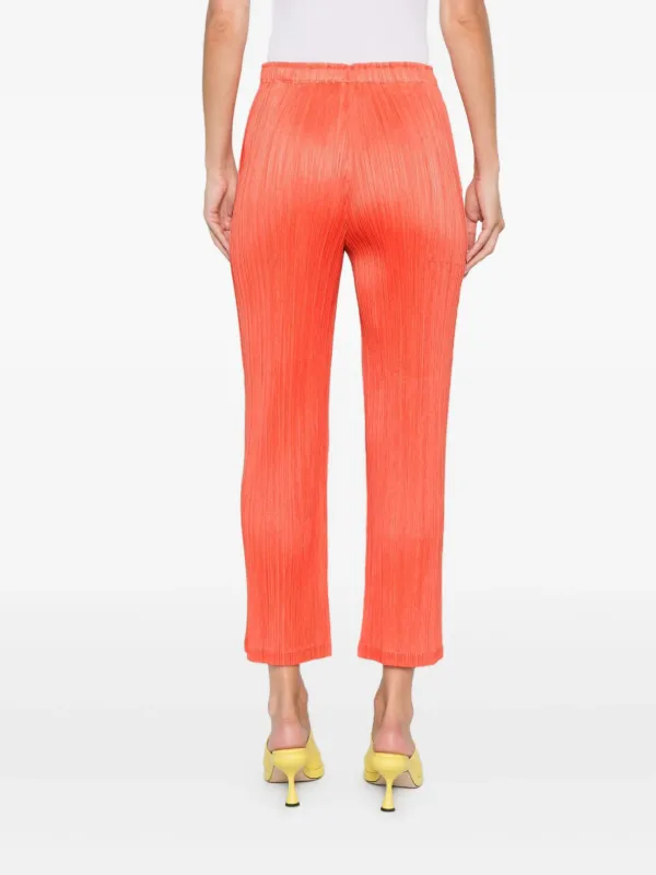 Pleats Please Issey Miyake Pleats Bottoms 1 パンツ | オレンジ