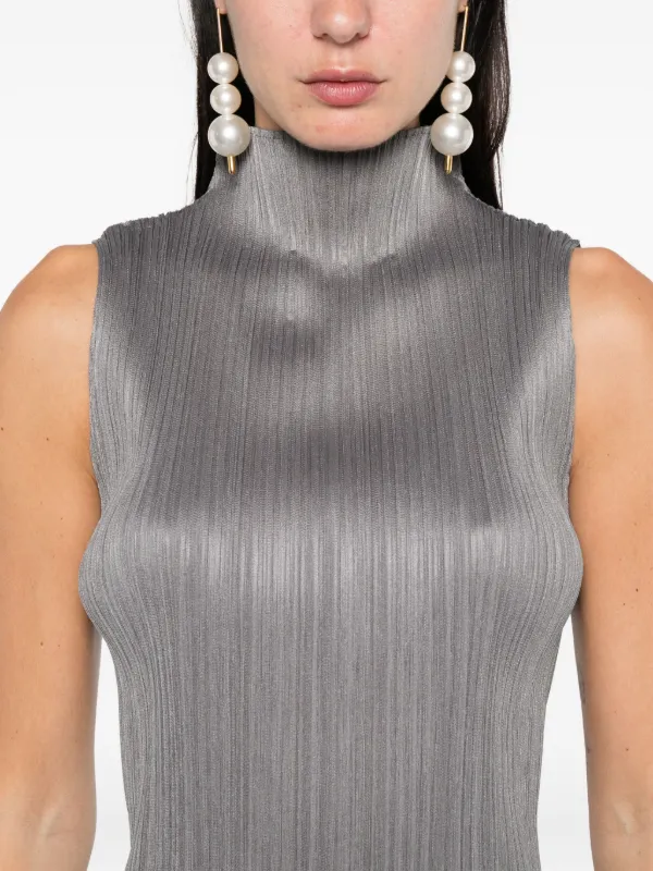 PLEATS PLEASE ノースリーブ　 グレー系 22992268_53495251_1000.jpg