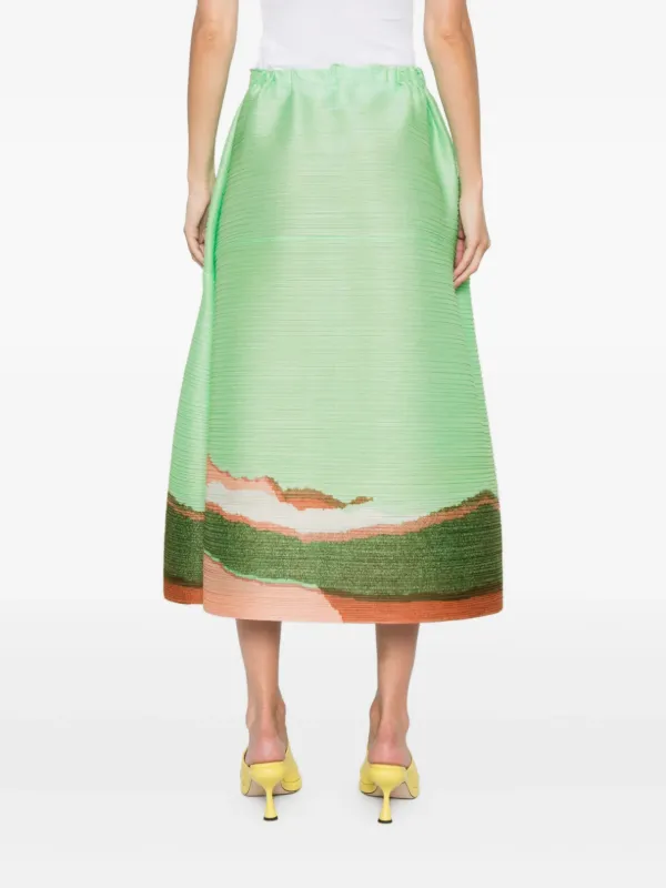 PLEATS PLEASE ISSEY MIYAKE ミディ丈スカート pleats-please-issey-miyake-