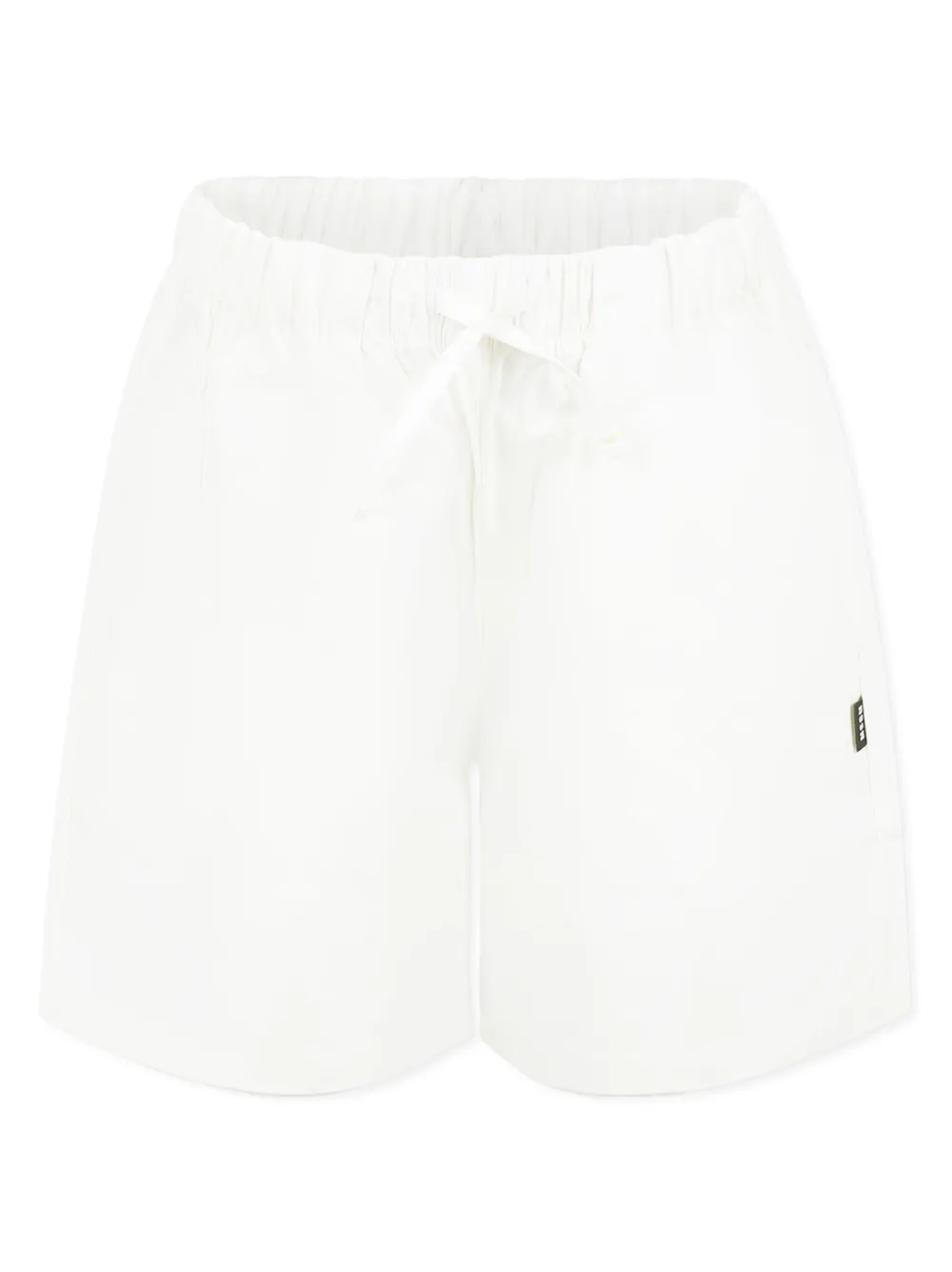 MSGM Kids logo-tag shorts | White | Image 1