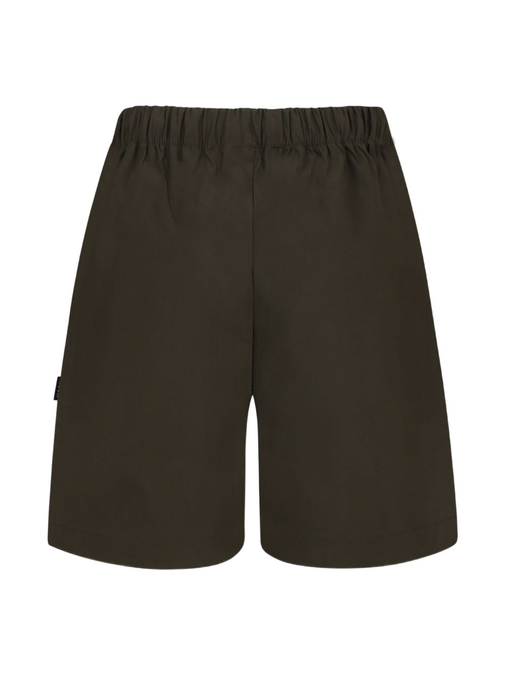 MSGM Kids logo-tag shorts - Groen