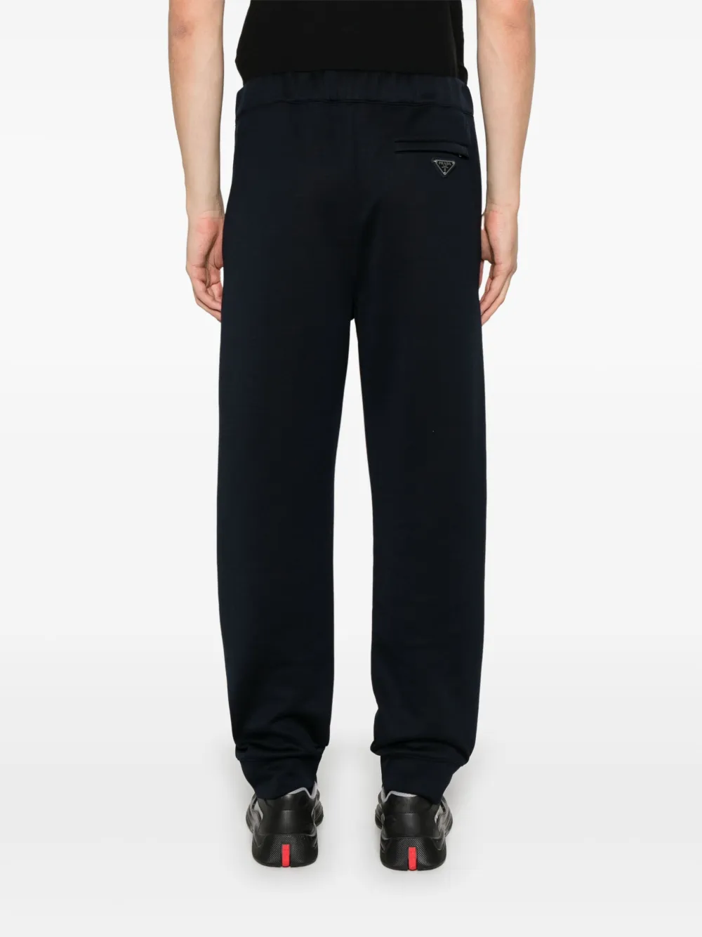 Prada Trainingsbroek met logo Blauw