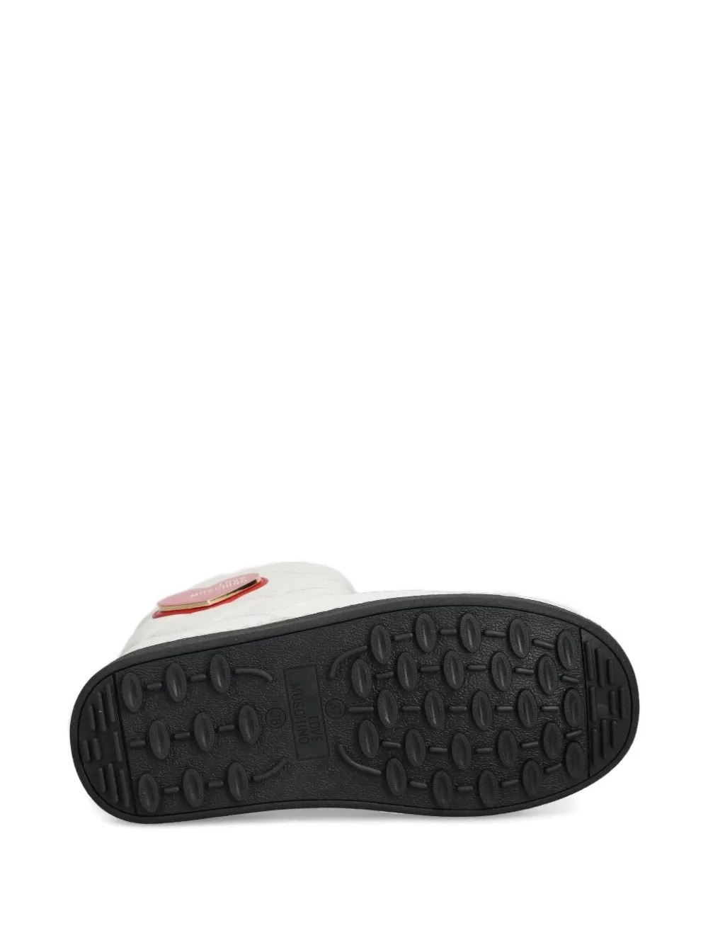 Love Moschino quilted heart-detail snow boots White