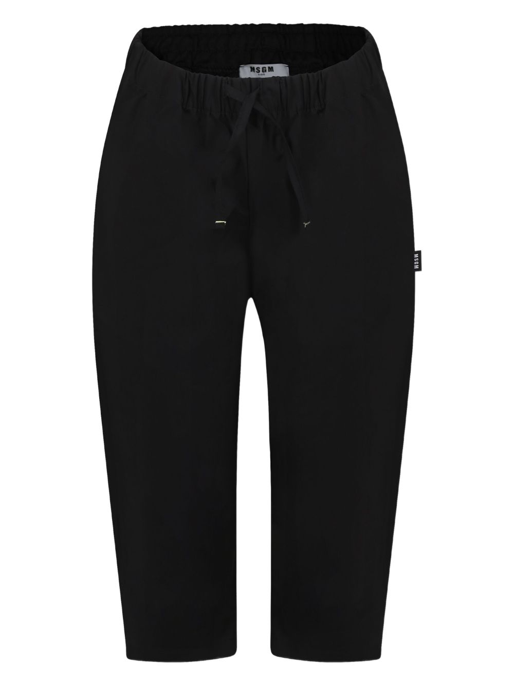 MSGM Kids drawstring-waist track pants - Black