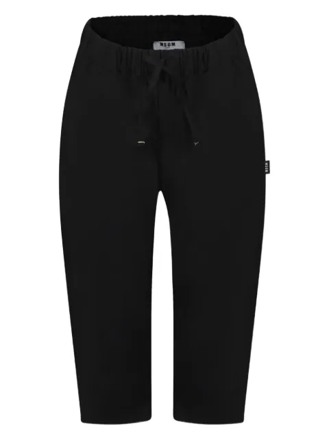 MSGM Kids drawstring-waist track pants