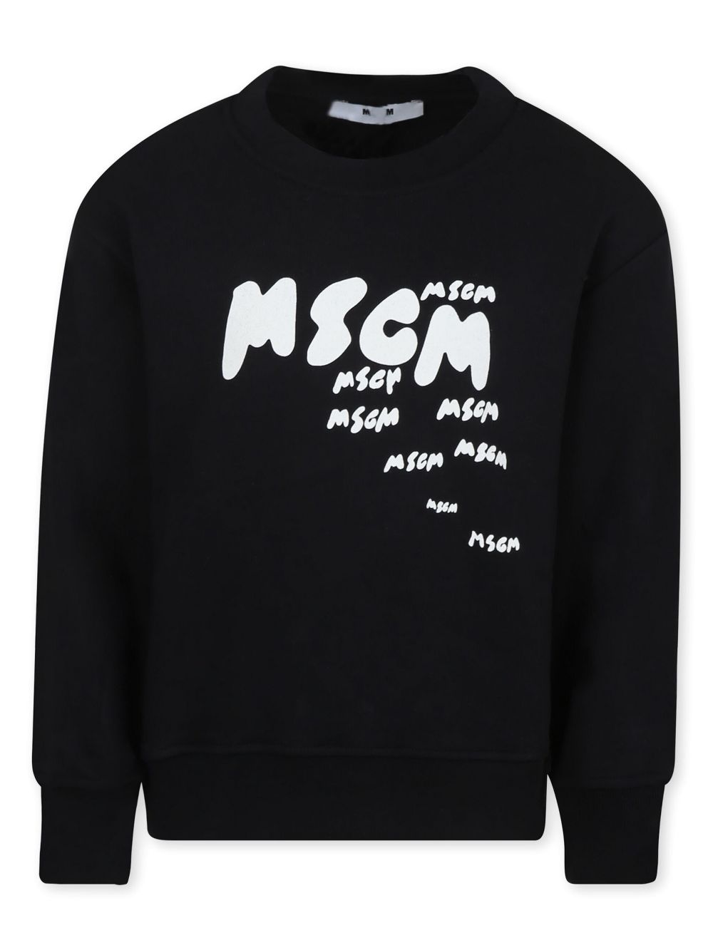 MSGM Kids logo-print sweatshirt - Black