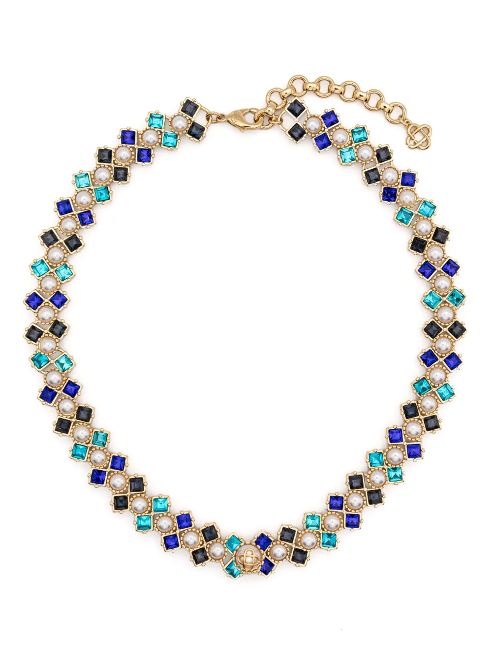 crystal-embellished necklace