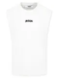 MSGM Kids logo-print tank top - White