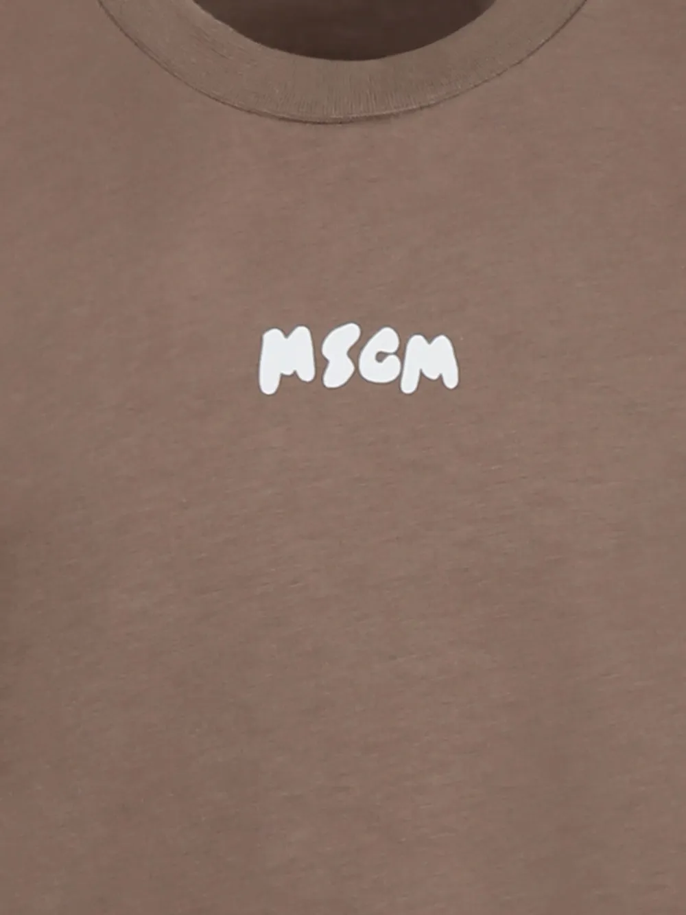 MSGM Kids Tanktop met logoprint Bruin