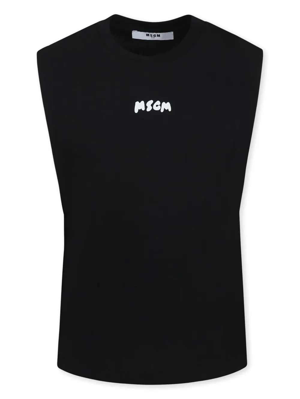 MSGM Kids playera con logo estampado | negro | Image 1