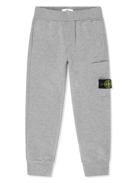 Stone Island Junior Pantaloni con motivo Compass