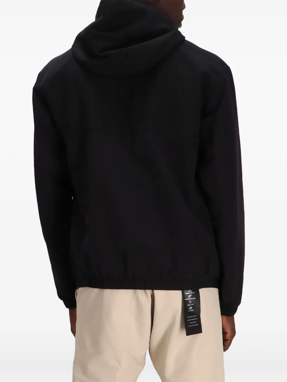 BOSS Hoodie met ritssluiting Zwart
