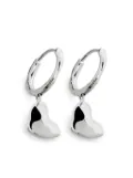 Monica Vinader Heart Drop earrings - Silver