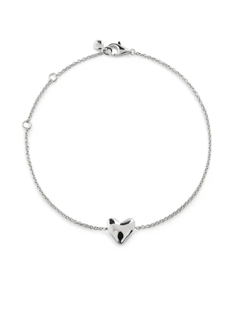 Monica Vinader heart chain bracelet