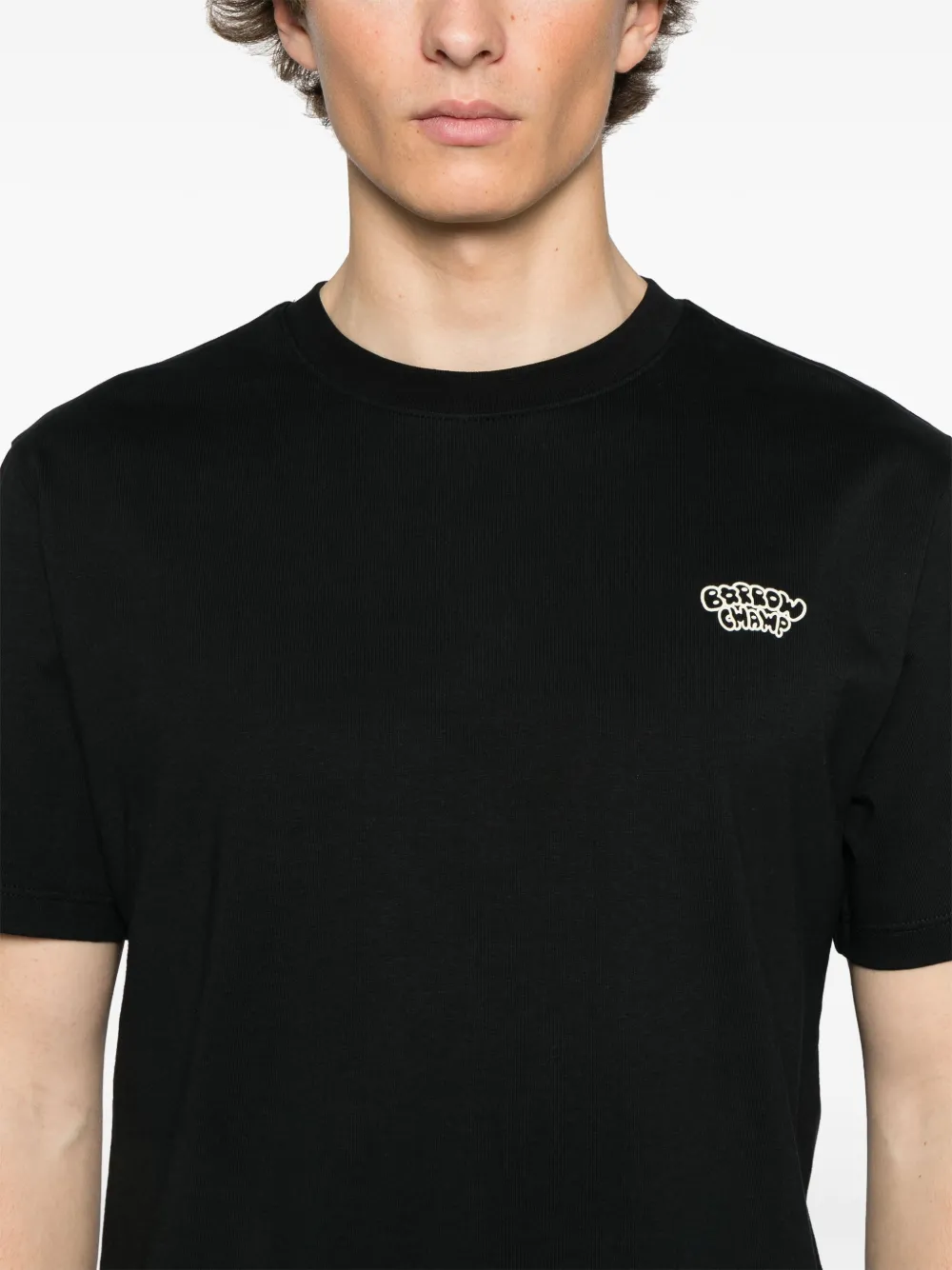 BARROW T-shirt met logoprint Zwart