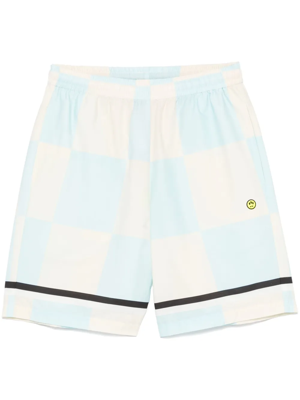 check-pattern shorts