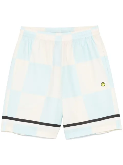 BARROW shorts con cuadros estampados