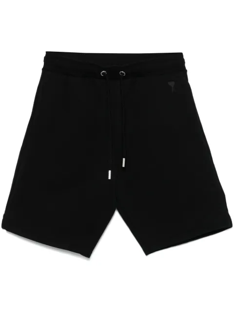 AMI Paris Ami de Coeur-embroidered shorts